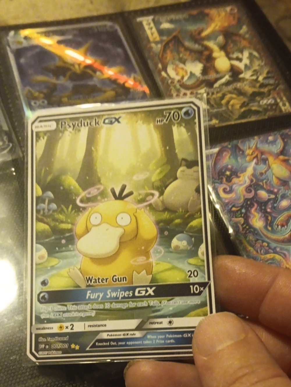Pokémon Psyduck GX Collectible Card - Yellow
